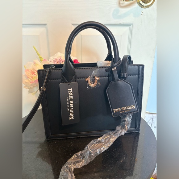 True Religion Handbags - True Religion Black Satchel W/ Crossbody Strap